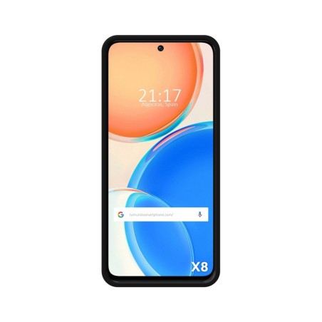 Funda Silicona Líquida Ultra Suave para Huawei Honor X8 color Negra
