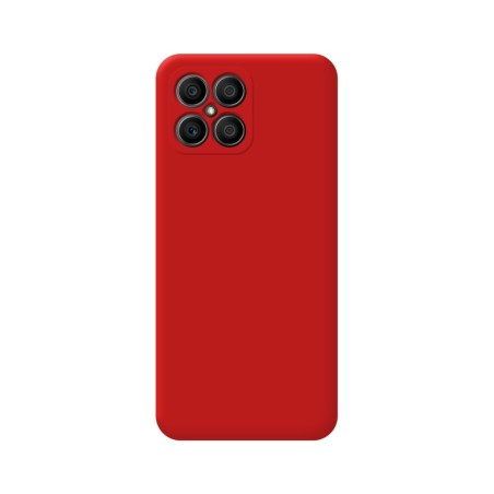Funda Silicona Líquida Ultra Suave para Huawei Honor X8 color Roja