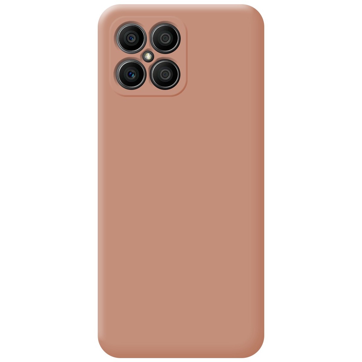 Funda Silicona Líquida Ultra Suave para Huawei Honor X8 color Rosa