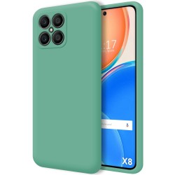 Funda Silicona Líquida Ultra Suave para Huawei Honor X8 color Verde
