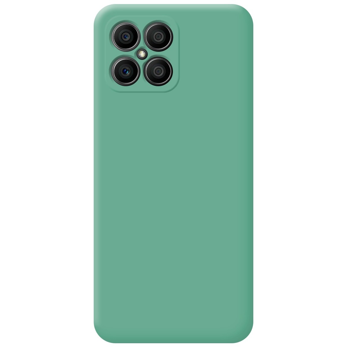 Funda Silicona Líquida Ultra Suave para Huawei Honor X8 color Verde