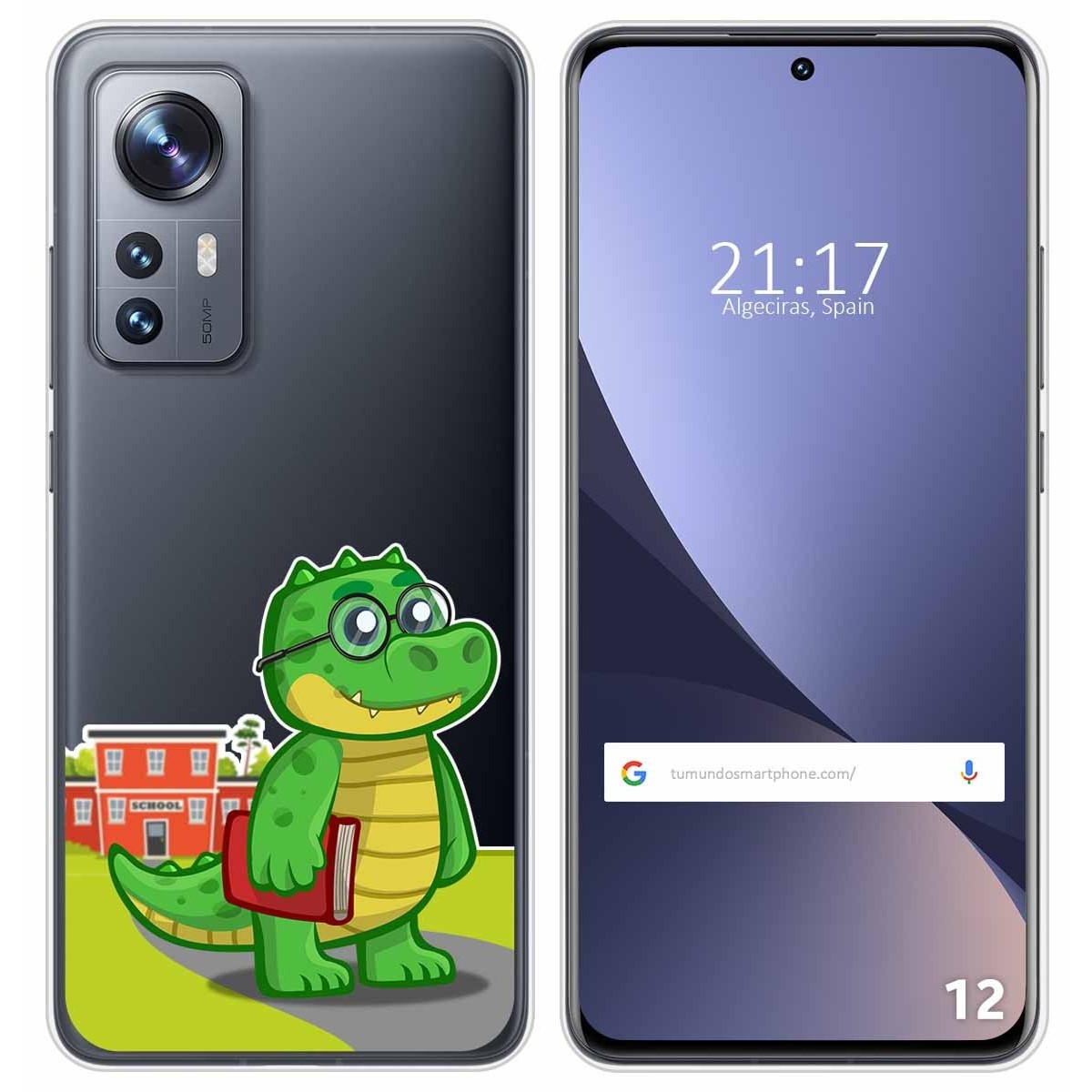 Funda Silicona Transparente para Xiaomi 12 / 12X 5G diseño Coco Dibujos