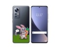 Funda Silicona Transparente para Xiaomi 12 / 12X 5G diseño Conejo Dibujos