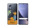 Funda Silicona Transparente para Xiaomi 12 / 12X 5G diseño Jirafa Dibujos