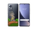 Funda Silicona Transparente para Xiaomi 12 / 12X 5G diseño Mono Dibujos