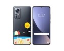 Funda Silicona Transparente para Xiaomi 12 / 12X 5G diseño Playa Dibujos