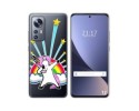 Funda Silicona Transparente para Xiaomi 12 / 12X 5G diseño Unicornio Dibujos