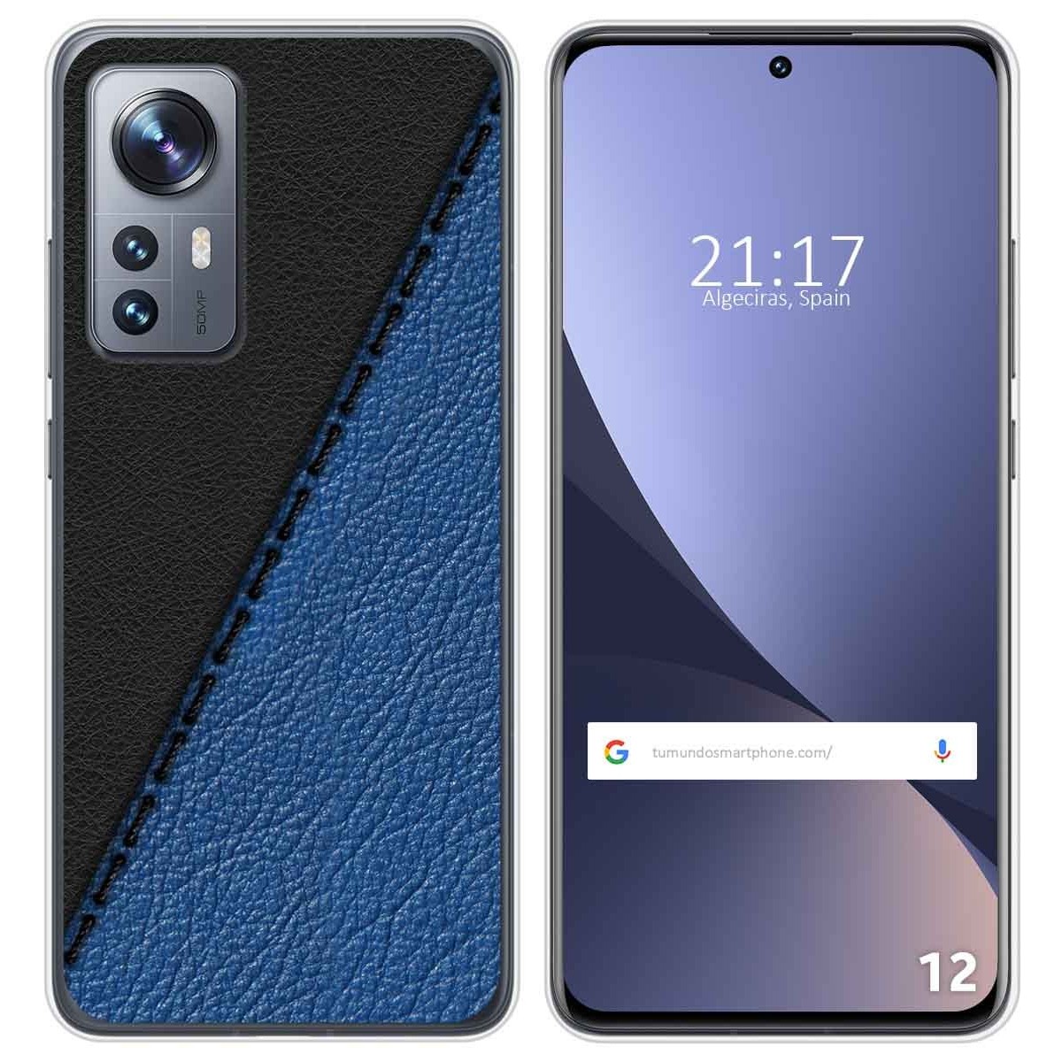 Funda Silicona para Xiaomi 12 / 12X 5G diseño Cuero 02 Dibujos