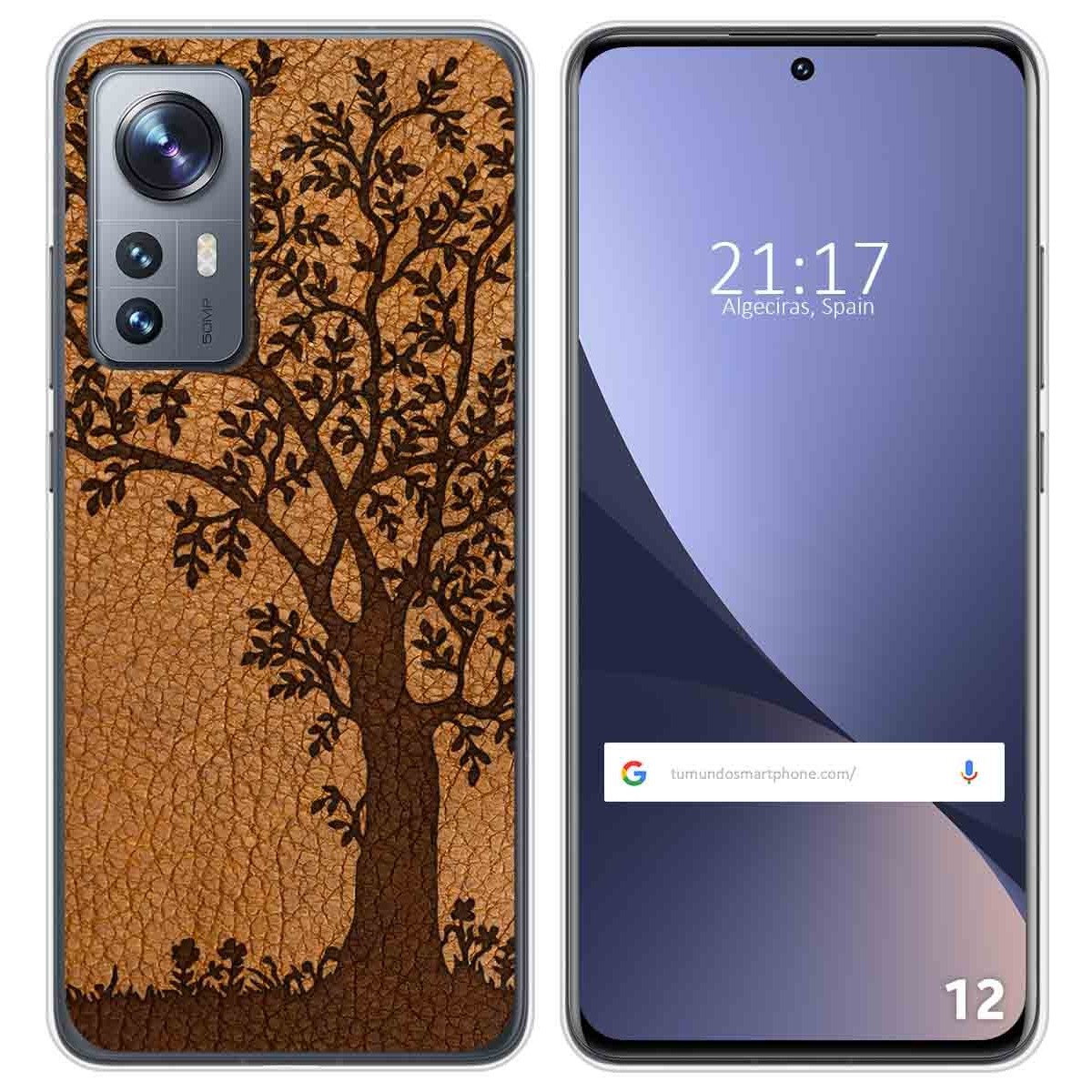 Funda Silicona para Xiaomi 12 / 12X 5G diseño Cuero 03 Dibujos
