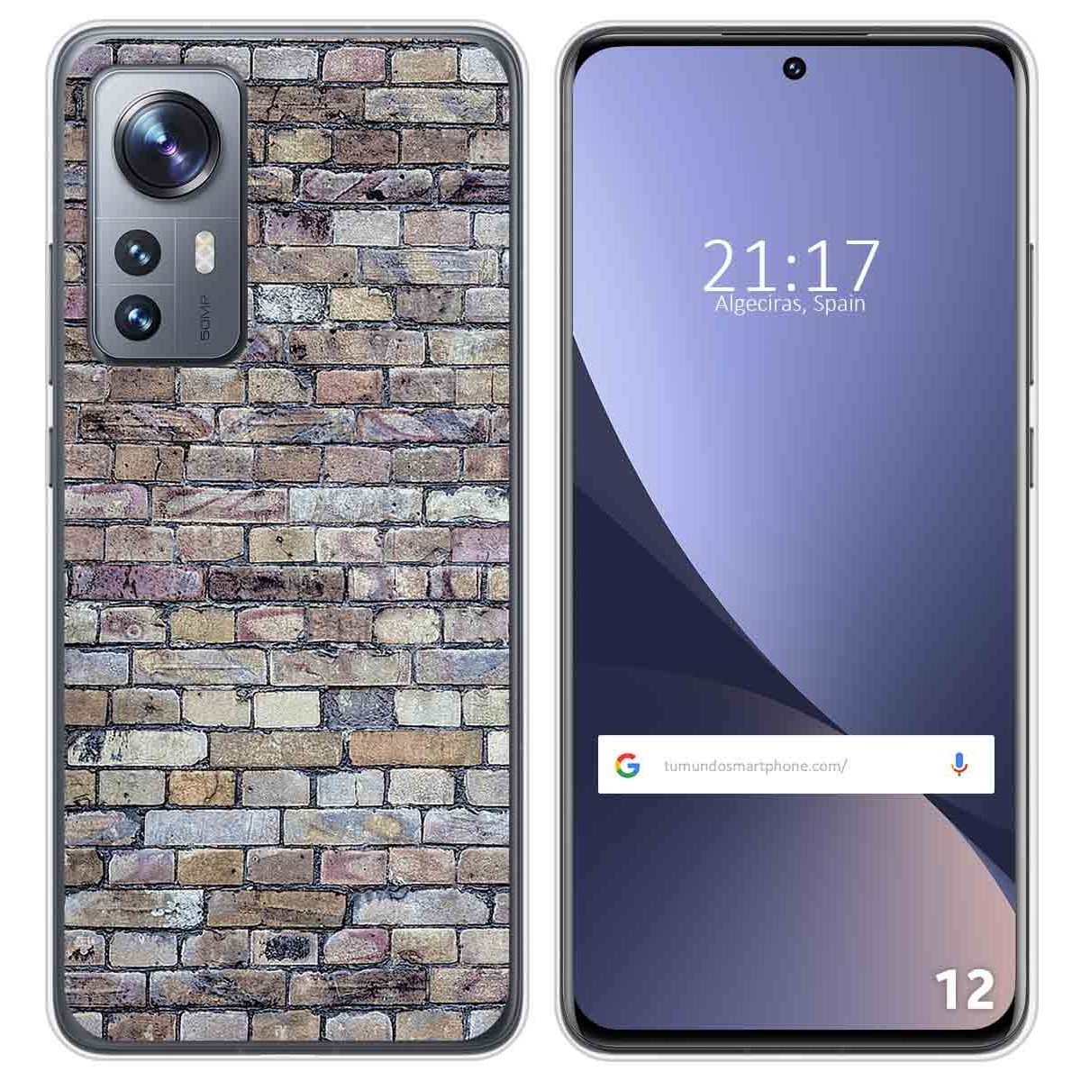 Funda Silicona para Xiaomi 12 / 12X 5G diseño Ladrillo 02 Dibujos