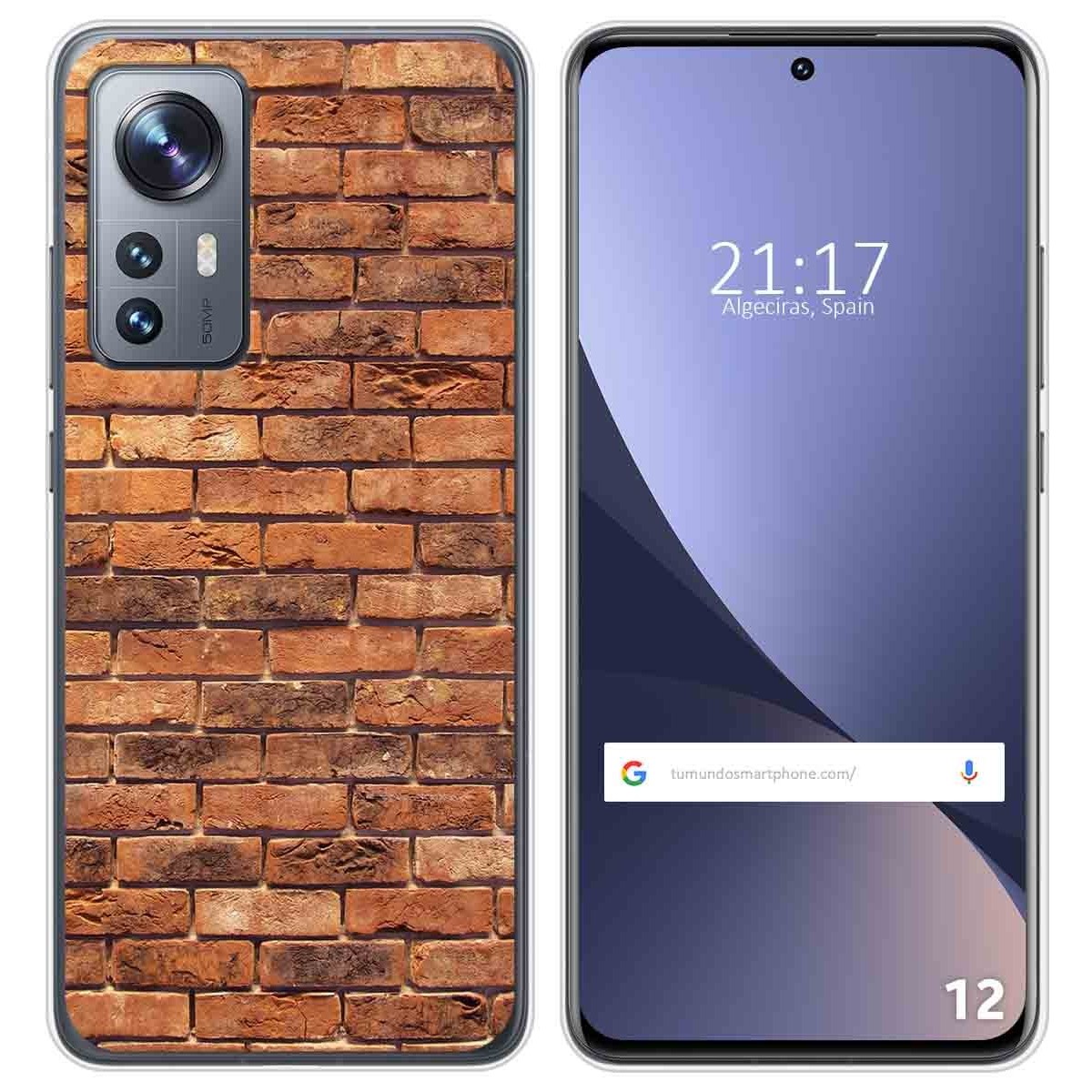 Funda Silicona para Xiaomi 12 / 12X 5G diseño Ladrillo 04 Dibujos