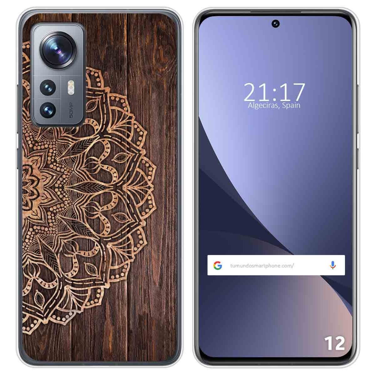 Funda Silicona para Xiaomi 12 / 12X 5G diseño Madera 06 Dibujos