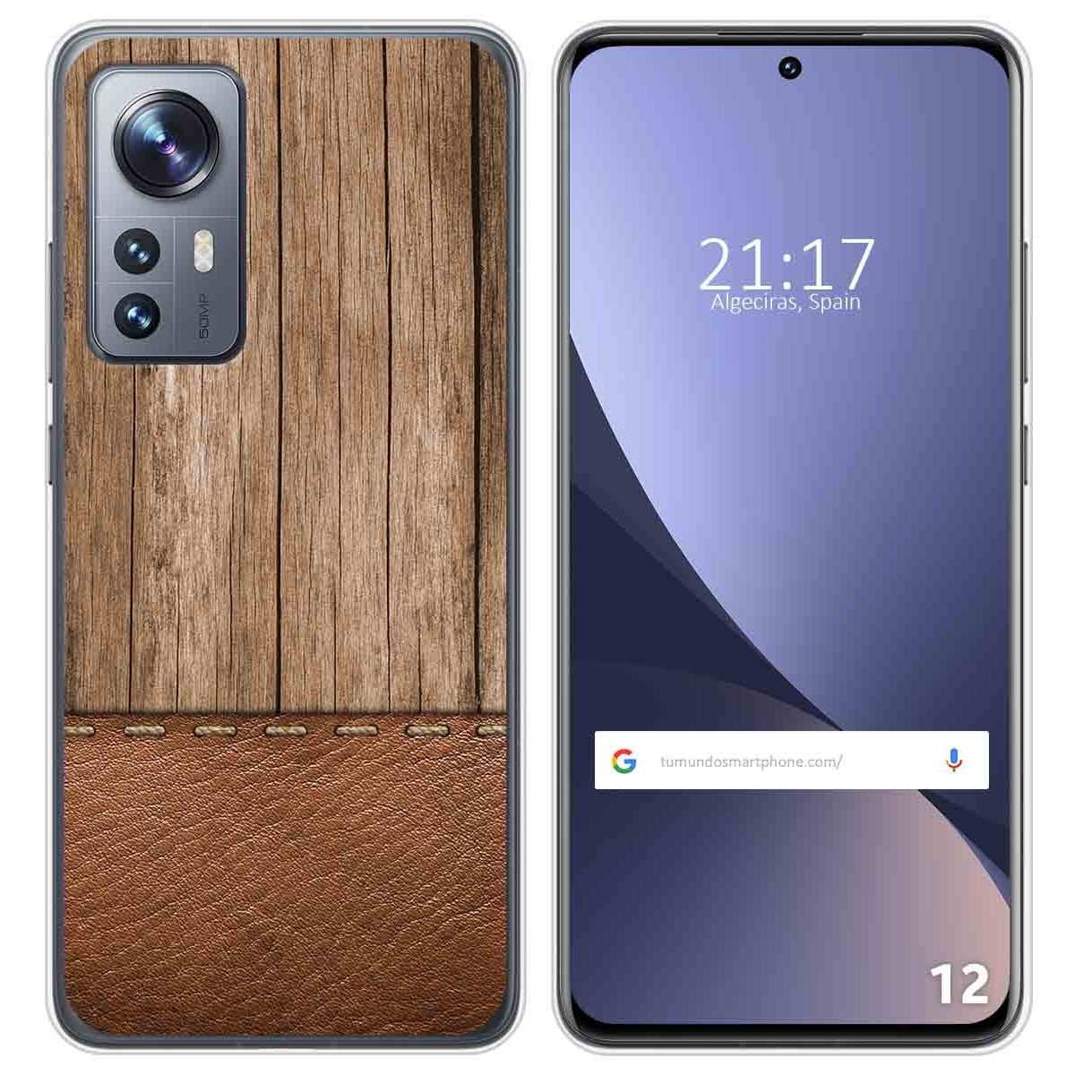 Funda Silicona para Xiaomi 12 / 12X 5G diseño Madera 09 Dibujos
