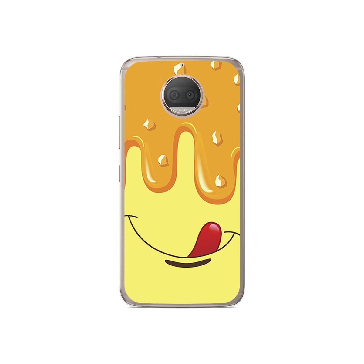 Funda Gel Tpu para Motorola Moto G5S Plus Diseño Helado Vainilla Dibujos
