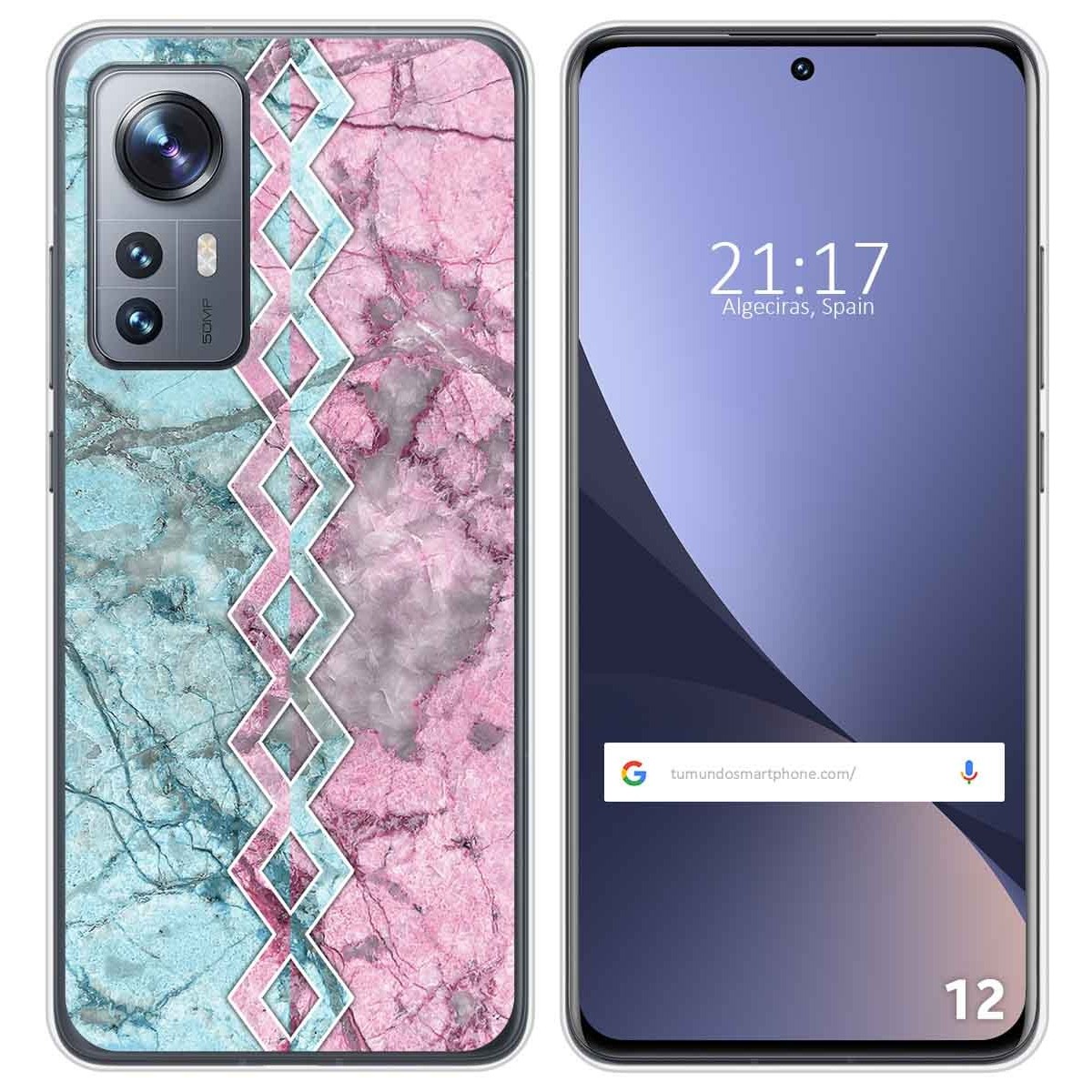Funda Silicona para Xiaomi 12 / 12X 5G diseño Mármol 08 Dibujos