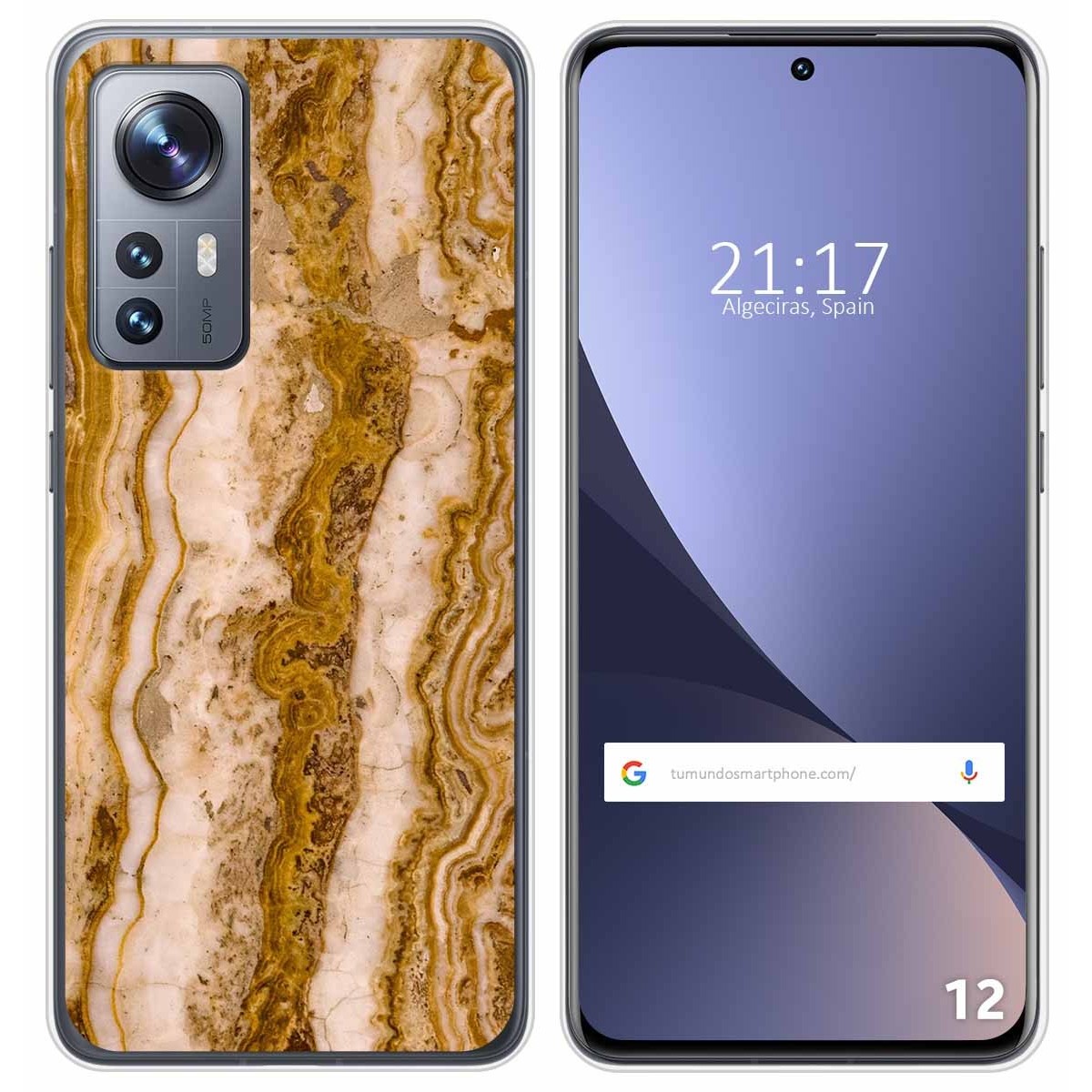 Funda Silicona para Xiaomi 12 / 12X 5G diseño Mármol 10 Dibujos