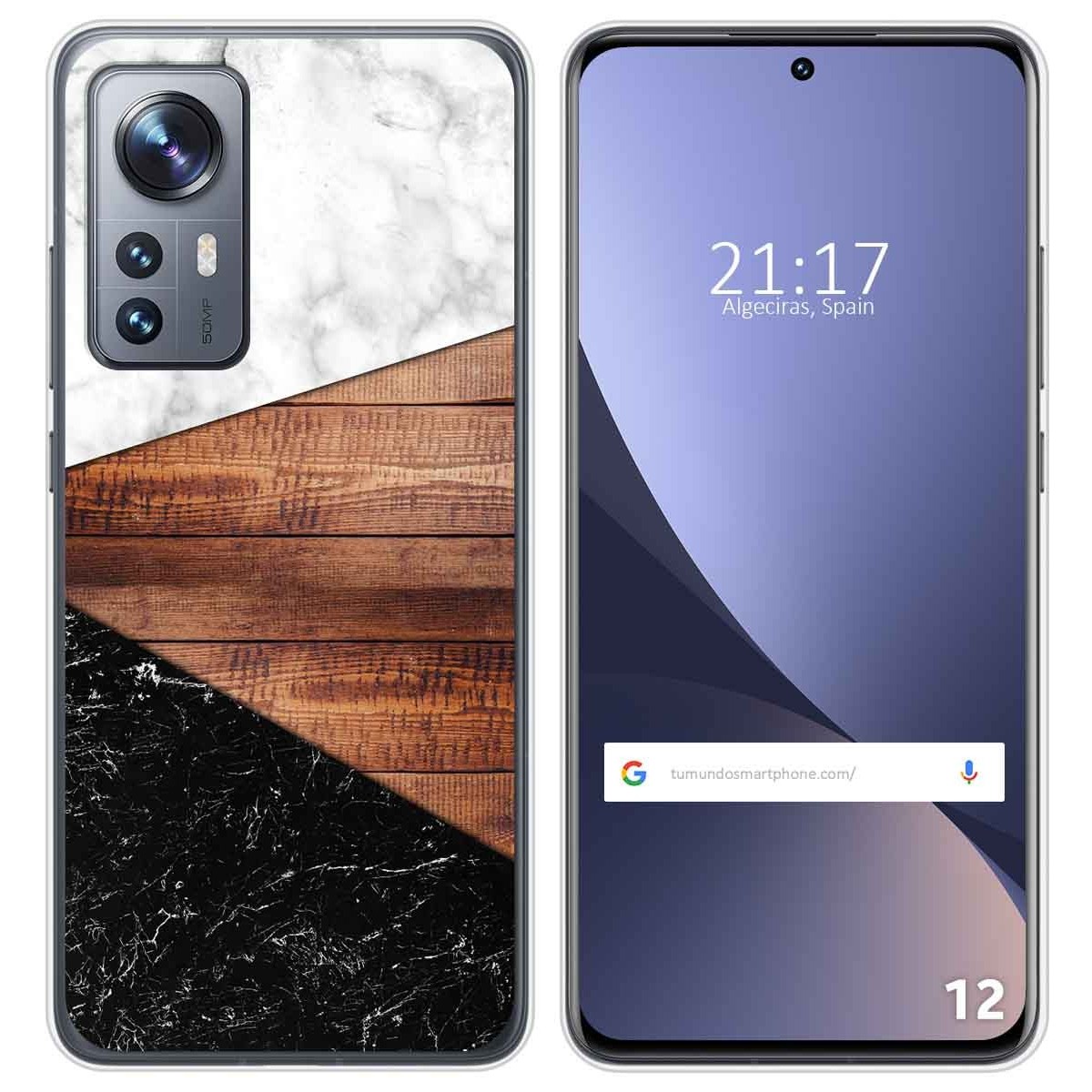 Funda Silicona para Xiaomi 12 / 12X 5G diseño Mármol 11 Dibujos