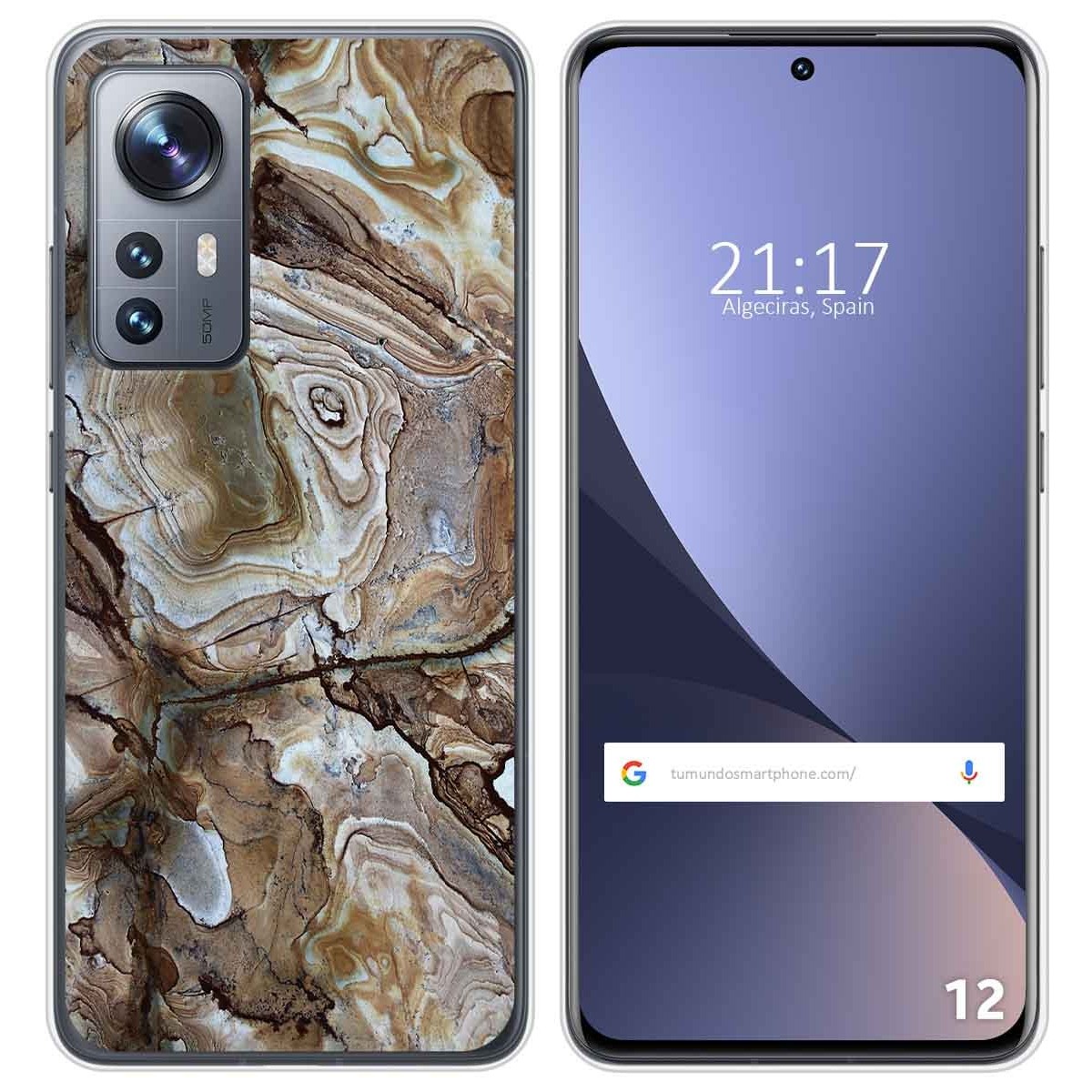 Funda Silicona para Xiaomi 12 / 12X 5G diseño Mármol 14 Dibujos