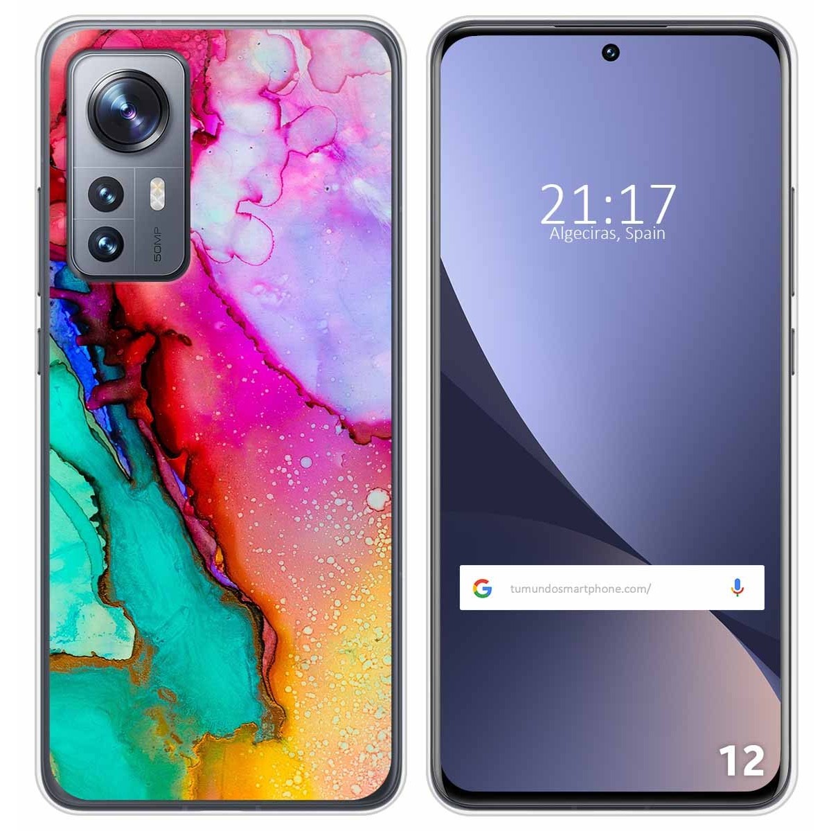 Funda Silicona para Xiaomi 12 / 12X 5G diseño Mármol 15 Dibujos