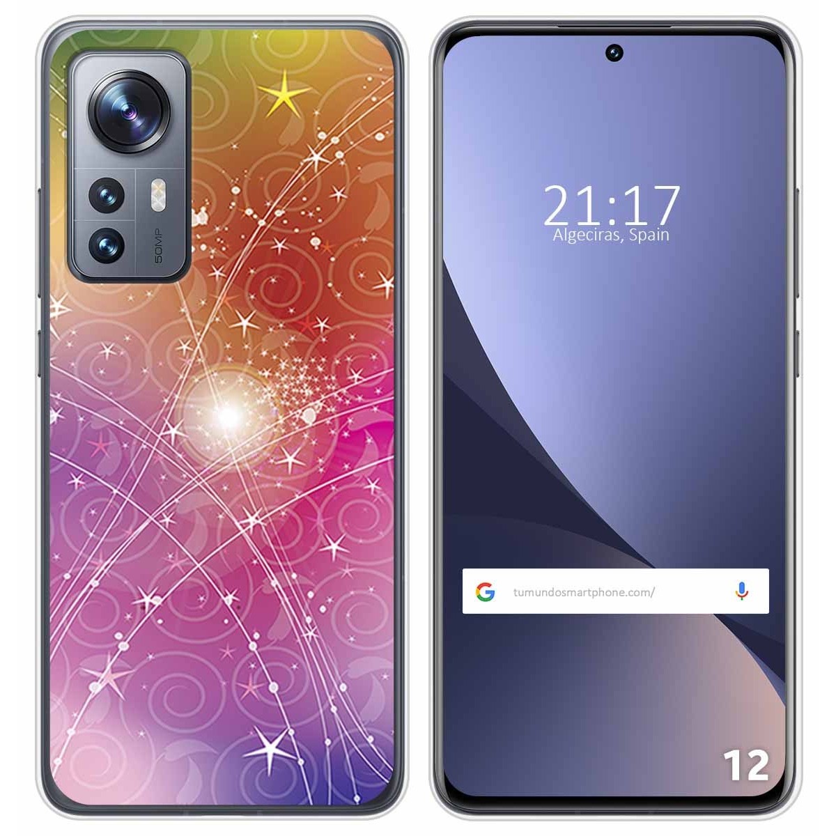 Funda Silicona para Xiaomi 12 / 12X 5G diseño Abstracto Dibujos