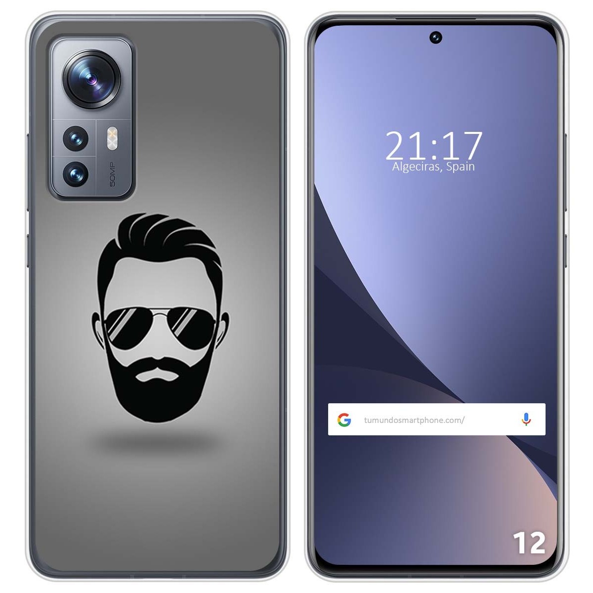 Funda Silicona para Xiaomi 12 / 12X 5G diseño Barba Dibujos