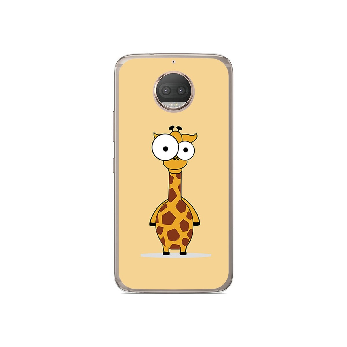 Funda Gel Tpu para Motorola Moto G5S Plus Diseño Jirafa Dibujos