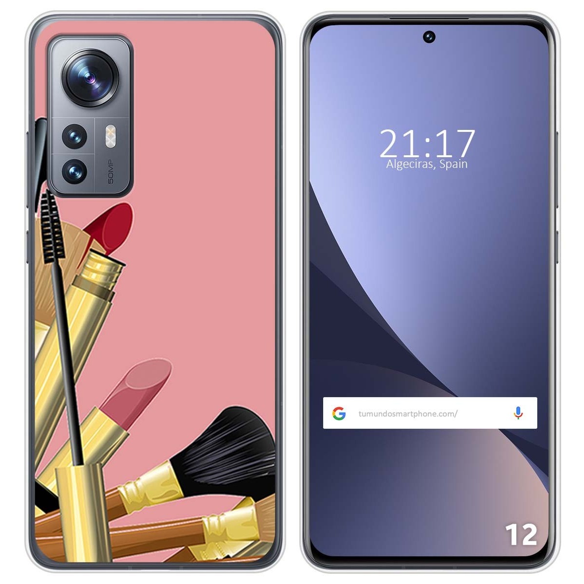 Funda Silicona para Xiaomi 12 / 12X 5G diseño Brochas Dibujos