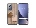 Funda Silicona para Xiaomi 12 / 12X 5G diseño Corazones Madera Dibujos