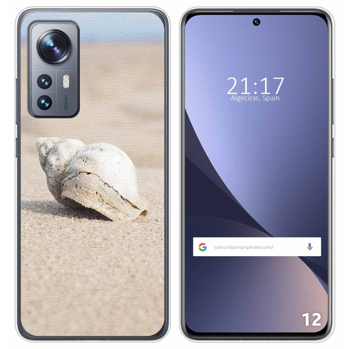 Funda Silicona para Xiaomi 12 / 12X 5G diseño Concha Dibujos