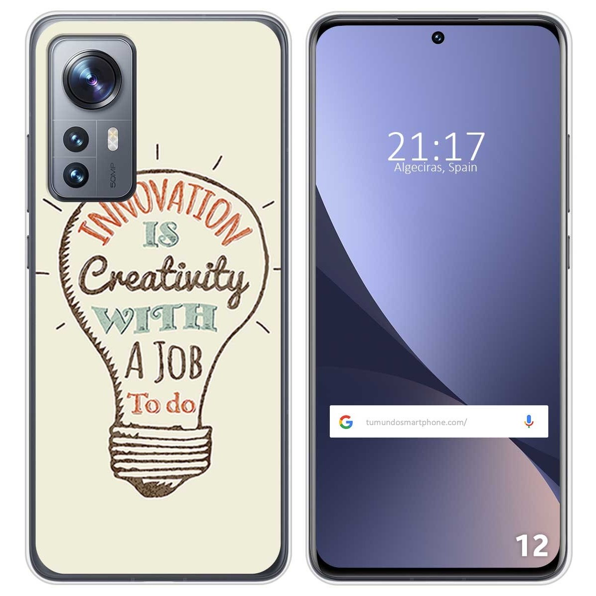 Funda Silicona para Xiaomi 12 / 12X 5G diseño Creativity Dibujos