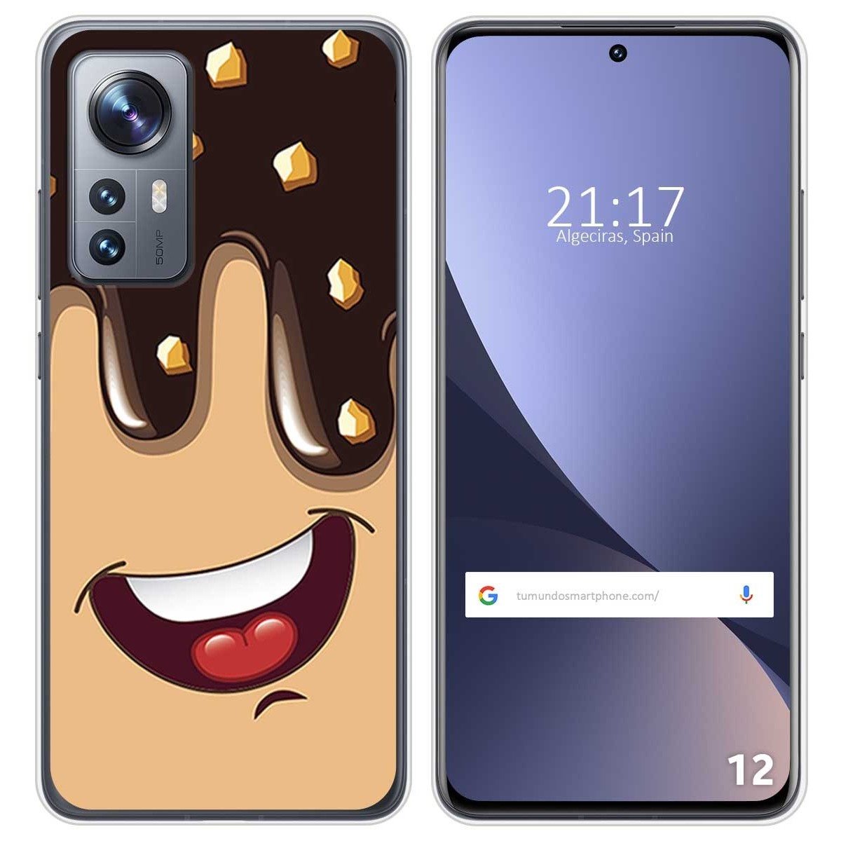 Funda Silicona para Xiaomi 12 / 12X 5G diseño Helado Chocolate Dibujos
