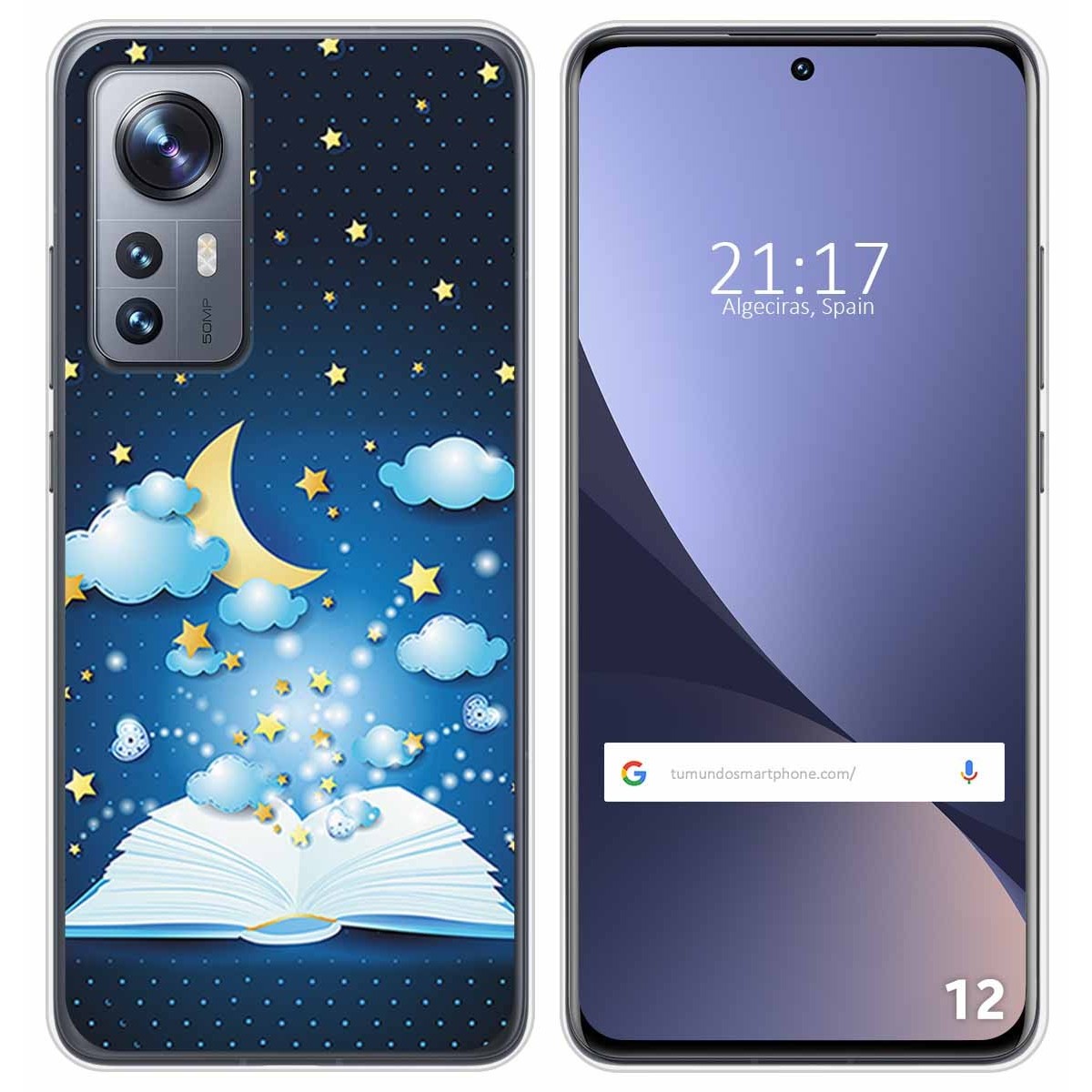 Funda Silicona para Xiaomi 12 / 12X 5G diseño Libro Cuentos Dibujos