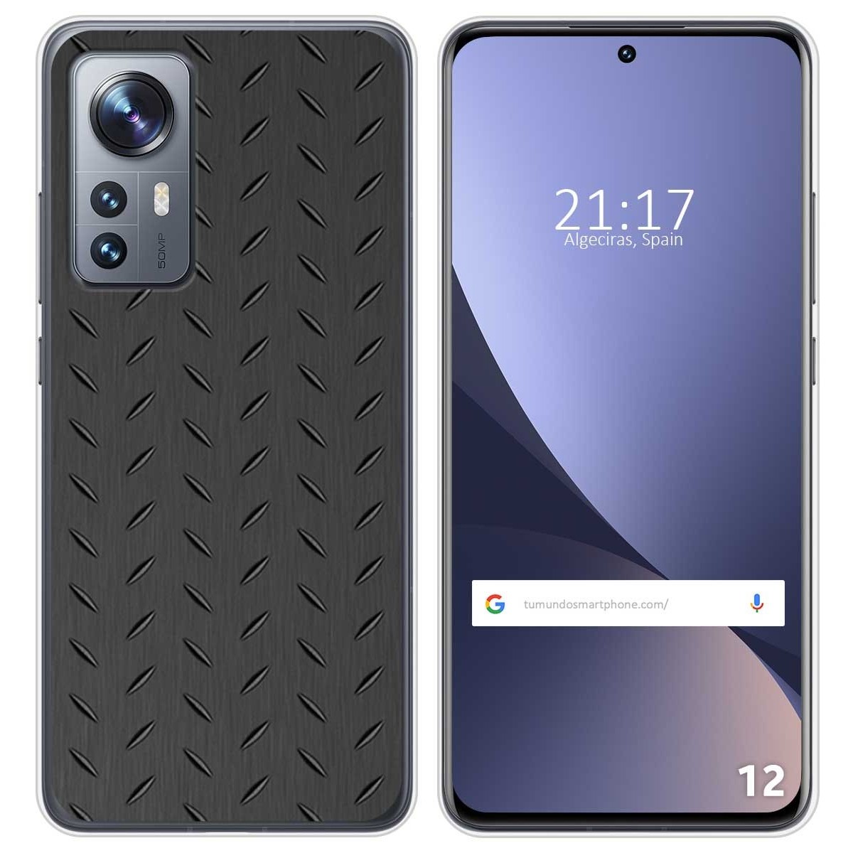 Funda Silicona para Xiaomi 12 / 12X 5G diseño Metal Dibujos