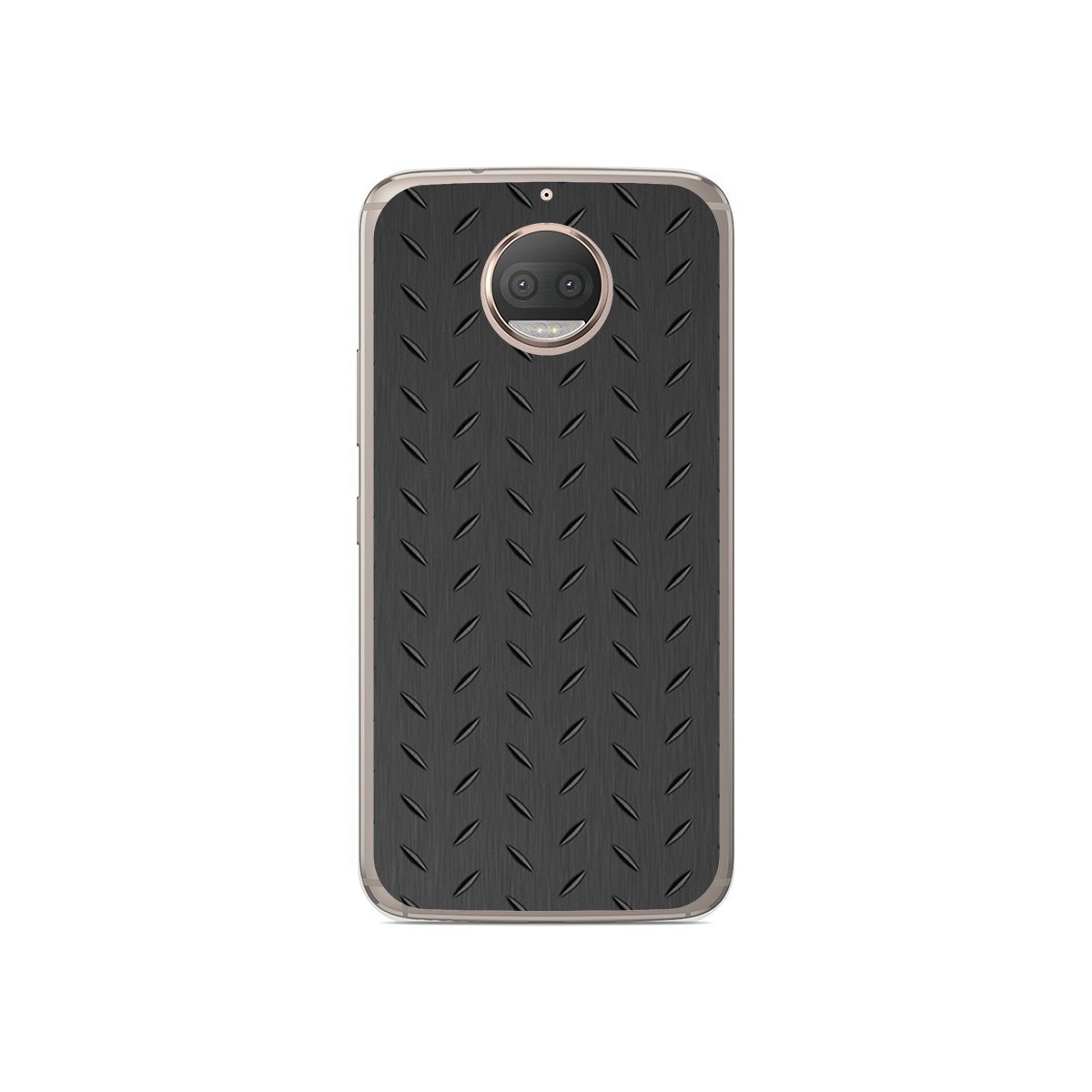 Funda Gel Tpu para Motorola Moto G5S Plus Diseño Metal Dibujos
