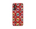 Funda Silicona Líquida Roja para Samsung Galaxy A33 5G diseño Catrina Dibujos
