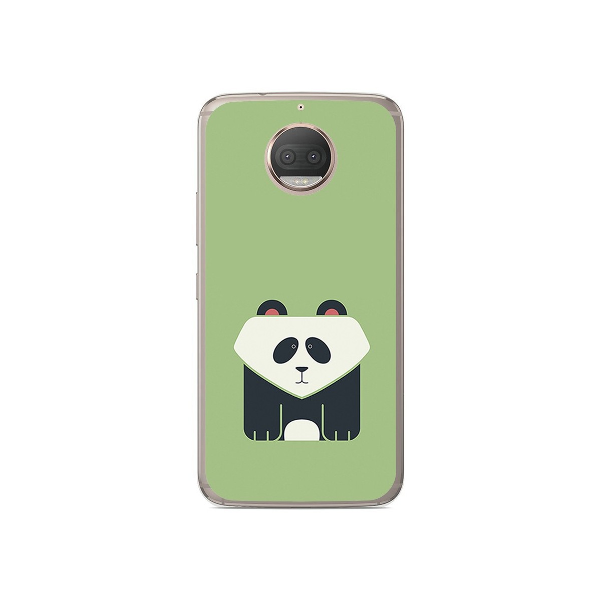Funda Gel Tpu para Motorola Moto G5S Plus Diseño Panda Dibujos