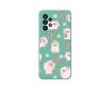 Funda Silicona Líquida Verde para Samsung Galaxy A33 5G diseño Cerdos Dibujos