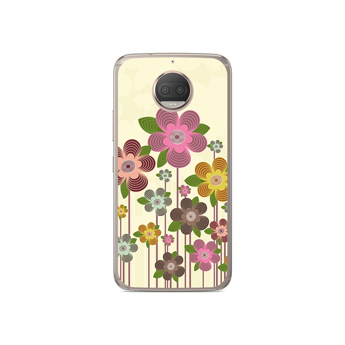 Funda Gel Tpu para Motorola Moto G5S Plus Diseño Primavera En Flor  Dibujos