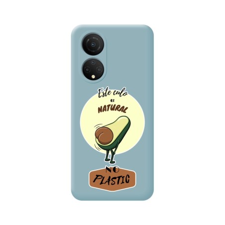 Funda Silicona Líquida Azul para Huawei Honor X7 diseño Culo Natural Dibujos