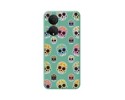 Funda Silicona Líquida Verde para Huawei Honor X7 diseño Catrina Dibujos