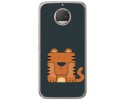 Funda Gel Tpu para Motorola Moto G5S Plus Diseño Tigre Dibujos