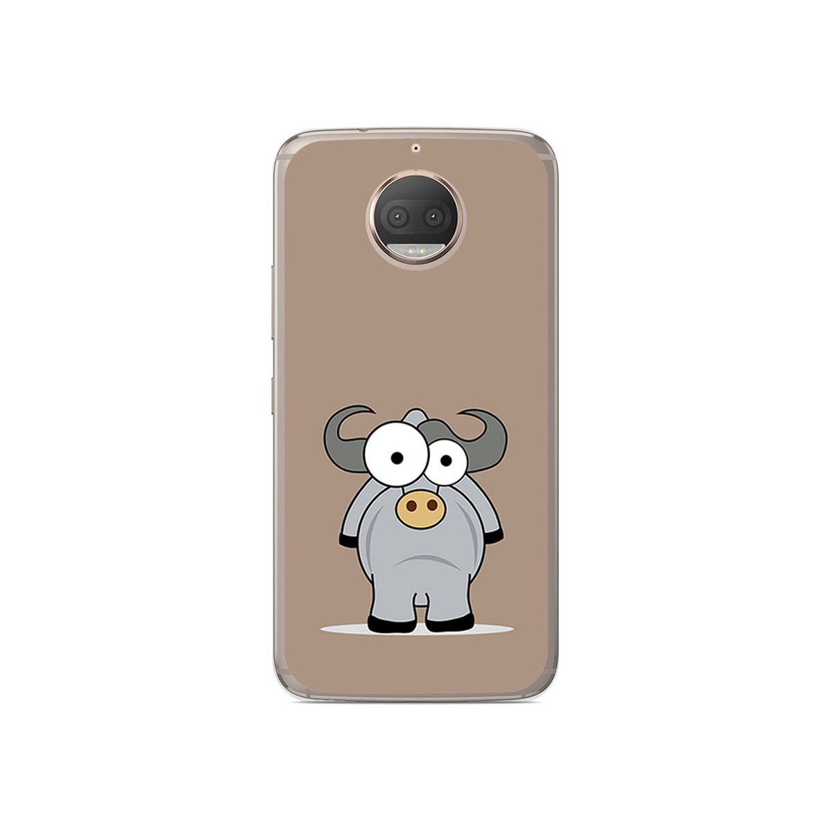 Funda Gel Tpu para Motorola Moto G5S Plus Diseño Toro Dibujos