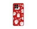 Funda Silicona Líquida Roja para Huawei Honor X8 diseño Cerdos Dibujos
