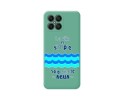 Funda Silicona Líquida Verde para Huawei Honor X8 diseño Agua Dibujos