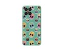 Funda Silicona Líquida Verde para Huawei Honor X8 diseño Catrina Dibujos