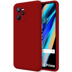 Funda Silicona Líquida Ultra Suave para Realme Narzo 50A Prime Color Roja