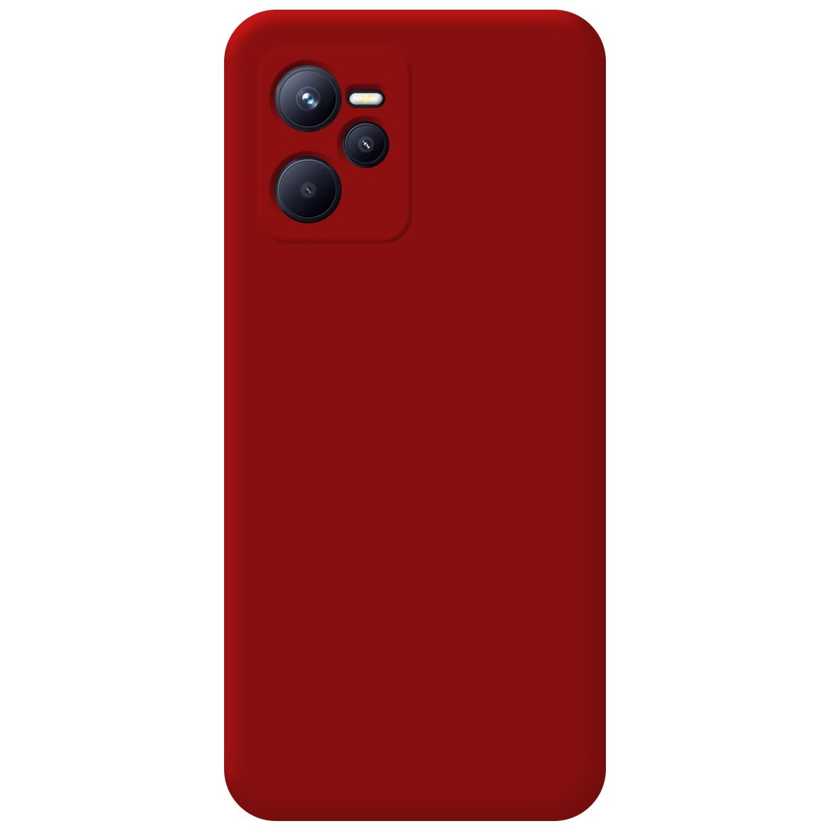 Funda Silicona Líquida Ultra Suave para Realme Narzo 50A Prime Color Roja