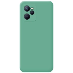 Funda Silicona Líquida Ultra Suave para Realme Narzo 50A Prime Color Verde 2