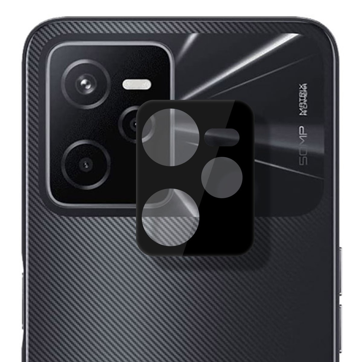 Protector Cristal Templado Cámara Trasera para Realme Narzo 50A Prime Vidrio