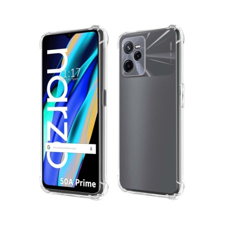 Funda Silicona Antigolpes Transparente para Realme Narzo 50A Prime